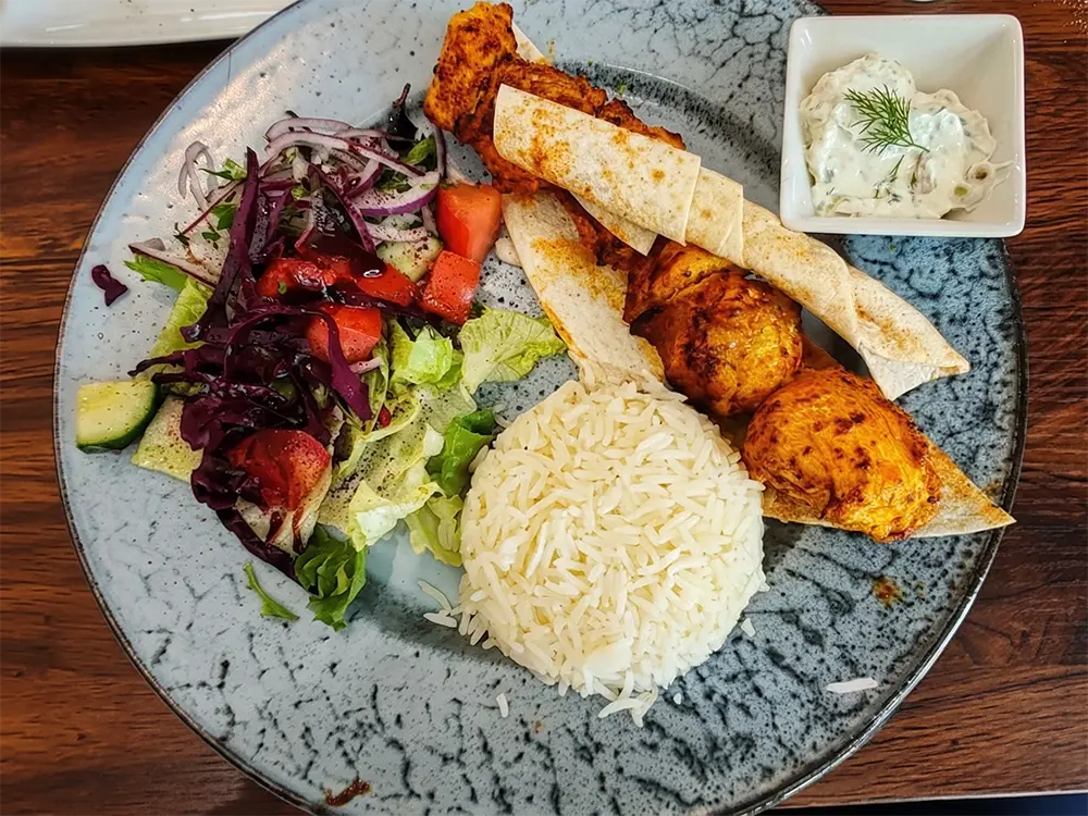 Charcoal grill dishes